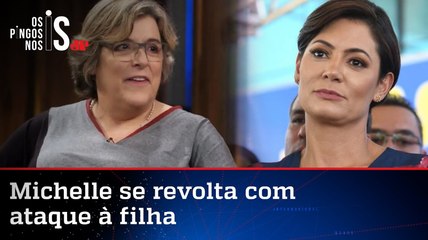 Jornalista de esquerda ataca filha de 11 anos de Michelle Bolsonaro: 'Parece uma p*'__