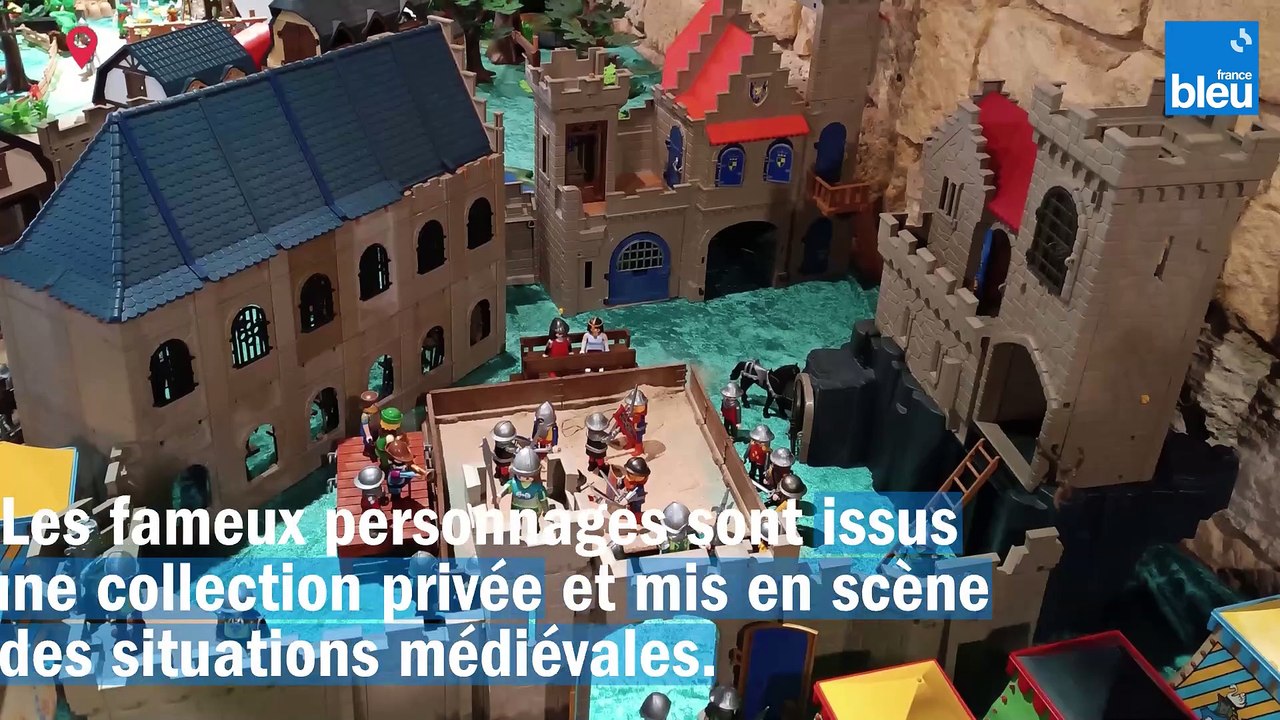Des centaines de Playmobils envahissent le château de Castelnaud