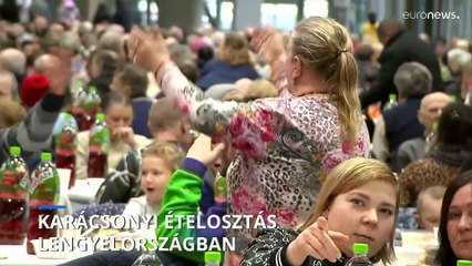 "Jó érzés itt lenni, mert tényleg senki sincs egyedül" - ételosztás Lengyelországban