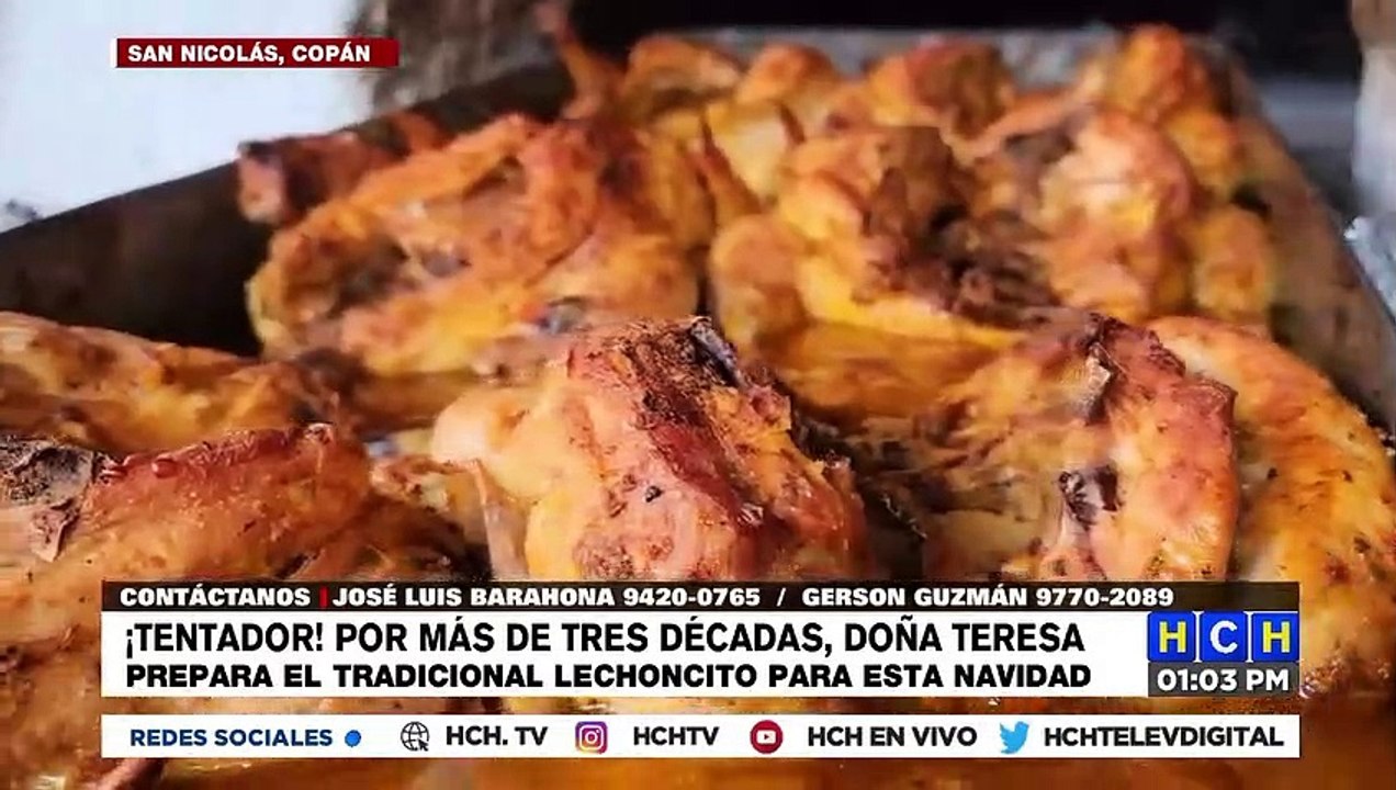 ¡Que Rico! Calientitos y crujientes, los tradicionales Cerditos Horneados esta Navidad
