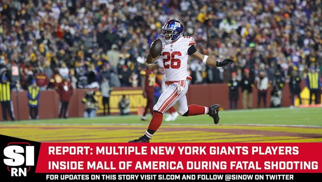 New York Giants Players and Staff Inside Mall of America at Time of Shooting