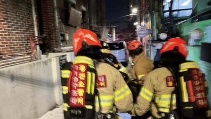 쪽방촌에서 불...60대 남성 화상 / YTN