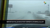 teleSUR Noticias 13:30 24-12: Al menos 13 fallecidos en EE.UU. por tormenta invernal Elliot