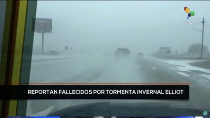 teleSUR Noticias 13:30 24-12: Al menos 13 fallecidos en EE.UU. por tormenta invernal Elliot