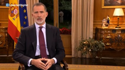 Discurso de Navidad del rey Felipe VI con una defensa de la Constitución y las instituciones