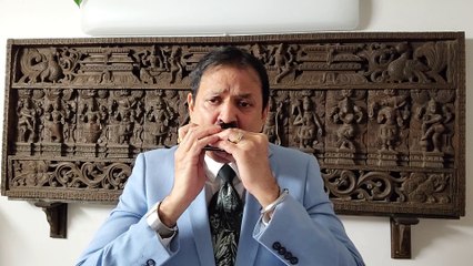 Aap Ke Aa Jane Se - Film Khudgarz 1987 on Harmonica Live Performance by Mukund Kamdar