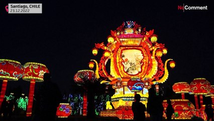 شاهد: انطلاق مهرجان الفوانيس الصينية في تشيلي