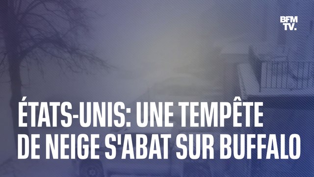 États-Unis: une tempête de neige s'abat sur la ville de Buffalo