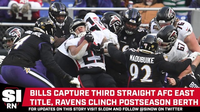 Bills Capture Third Straight AFC East Title, Ravens Secure Playoff Berth