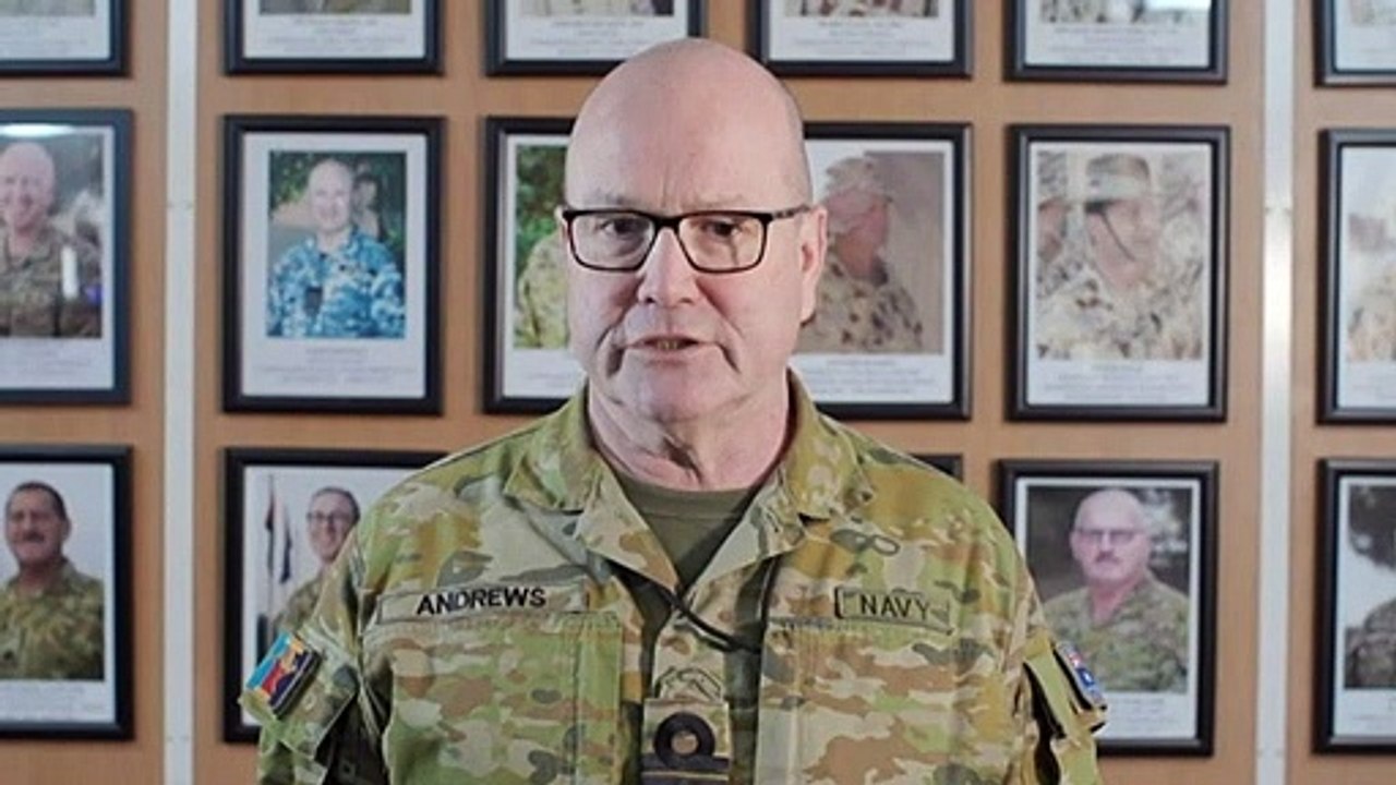 Defence Force personnel send Christmas messages to loved ones