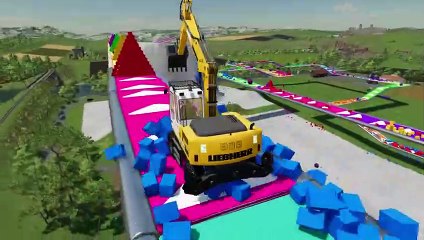 Farming Simulator 22 LIEBHERR EXCAVATORS DEATH RUN