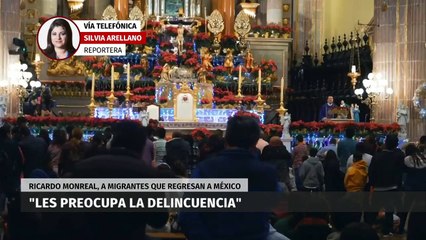 Migrantes que regresan a México, preocupados por delincuencia organizada: Monreal