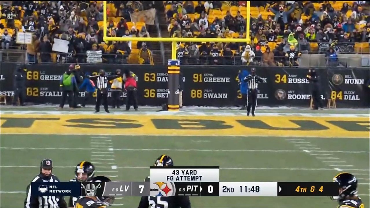 Pittsburgh Steelers vs. Las Vegas Raiders Full Highlights 2nd QTR _ NFL Week 16_ 2022