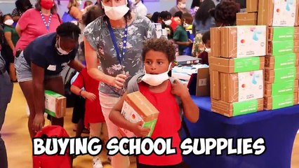 Giving School Supplies To The Poorest Schools In America