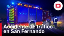 Accidente de tráfico con tres turismos implicados en San Fernando de Henares