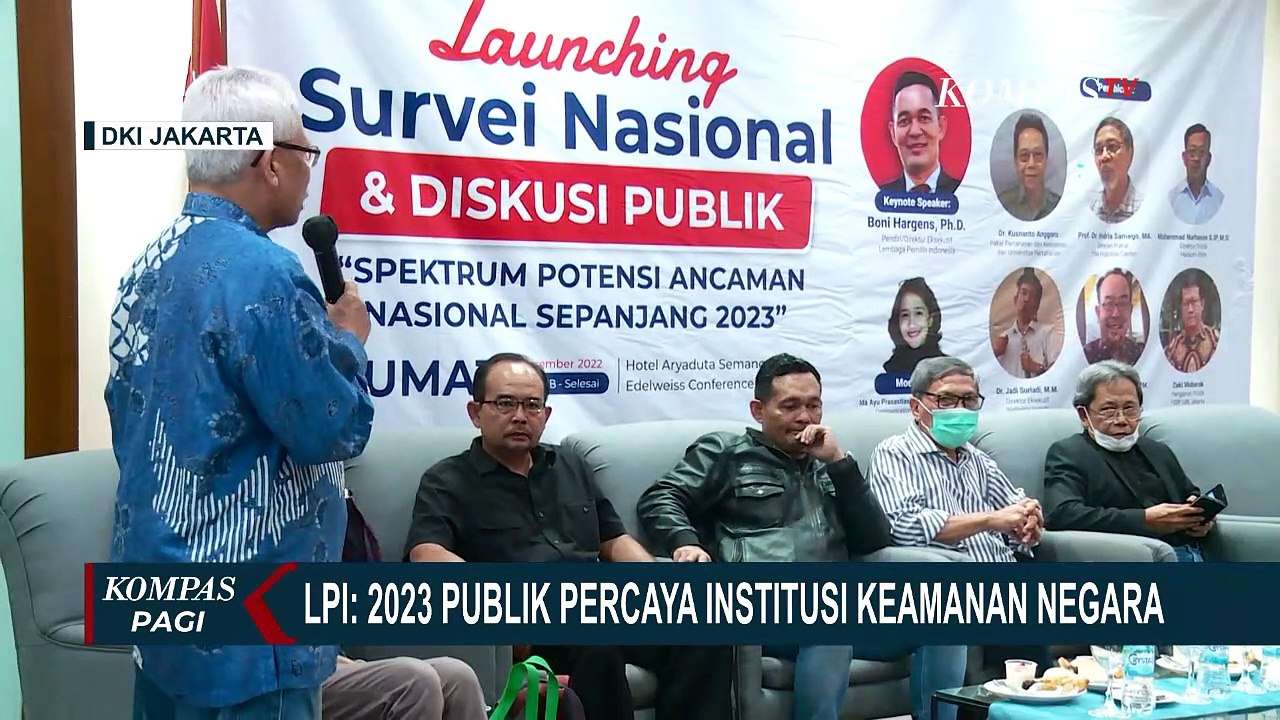 Survei Lembaga Pemilih Indonesia Sebut Masyarakat Lebih Percaya Polri Dibanding ...