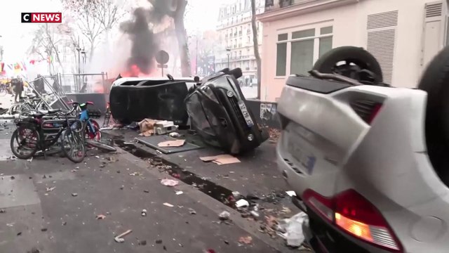 Paris : des affrontements en marge de la manifestation pro-kurde ce samedi