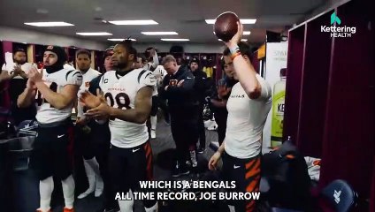Bengals Week 16 Game Balls Go To... _ Locker Room Celebration