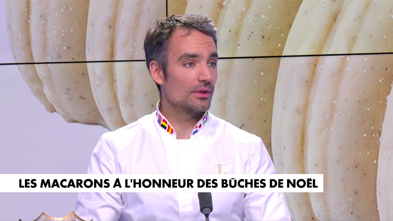 Julien Alvarez présente le macaron anniversaire pour les 160 ans de la Maison Ladurée
