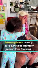 Dwayne Johnson's Daughters Turn Him Into Princess