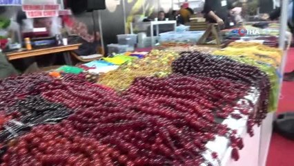 Tespih fuarını 100 bin kişi ziyaret etti