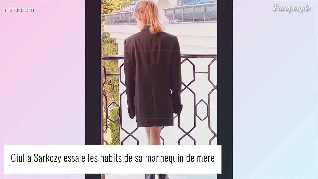 Giulia Sarkozy, préado aux longs cheveux et à l'allure de mannequin : la fille de Carla et Nicolas assure