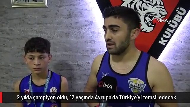 2 yılda şampiyon oldu, 12 yaşında Avrupa'da Türkiye'yi temsil edecek