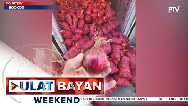 P20-M halaga ng smuggled na sibuyas, nasabat ng BOC sa Mindanao Container Terminal Port