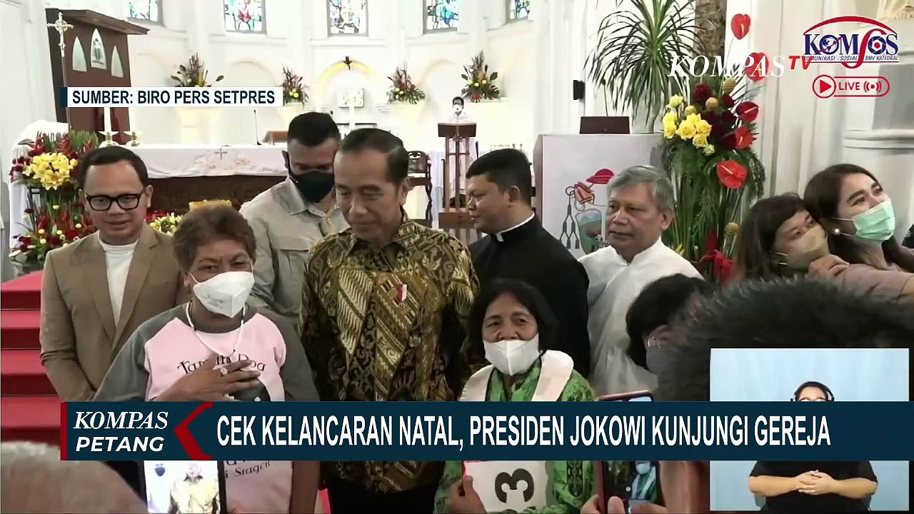 Kunjungi Katedral Bogor di Hari Natal, Presiden Jokowi: Mari Terus Pererat Kerukunan Kita