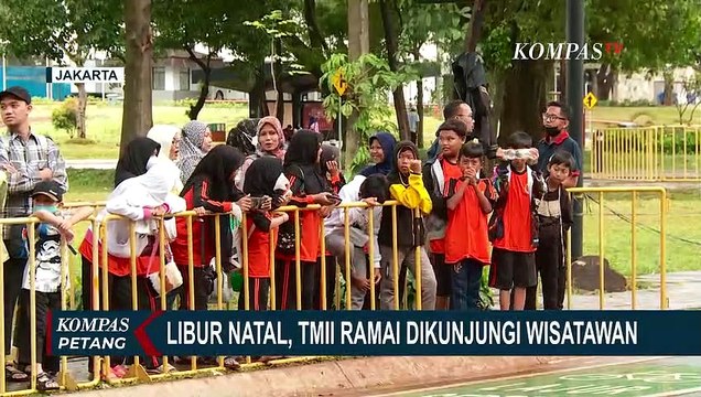 Kawasan Wisata TMII, Ragunan dan Pantai Ancol Dipadati Pengunjung di Momen Libur Natal!