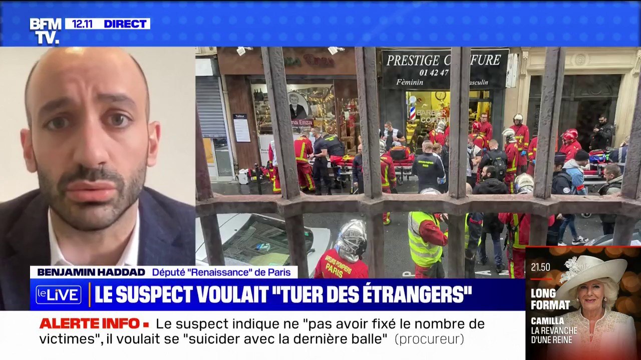 Fusillade à Paris: le député de Paris Benjamin Haddad confie "beaucoup d'émotions après cette attaque ignoble"