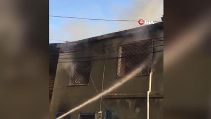 Elektrikli sobadan yangın çıktı, yaşlı çift tarım işçilerince kurtarıldı