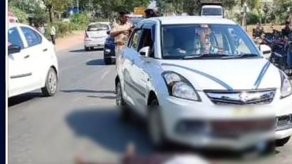 హాజీపూర్: కారు-బైక్ ఢీ.. చిన్ని కృష్ణ స్పాట్ డెడ్