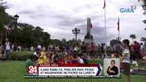 Ilang pamilya, piniling mag-picnic at magdiwang ng pasko sa Luneta | 24 Oras Weekend