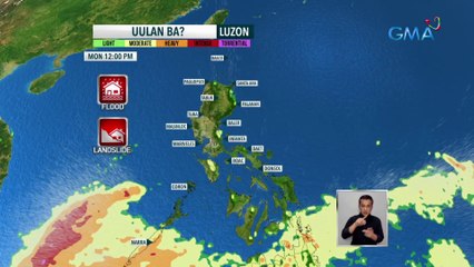 Magtutuloy-tuloy ang maulan na panahon sa malaking bahagi ng bansa bukas | 24 Oras Weekend