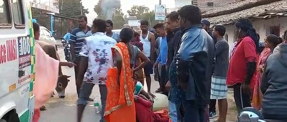 बाइक को टक्कर मारकर पलट गई ऑटो, दबकर युवती की मौत