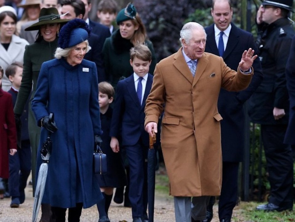 Royal Family zeigt sich vor Weihnachtsgottesdienst in Sandringham