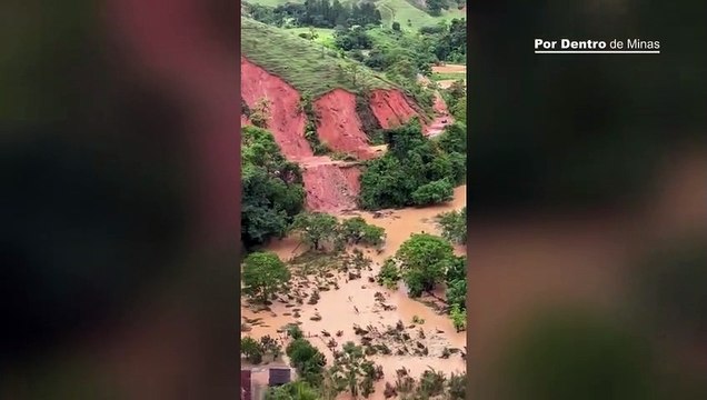 Deslizamento de terra mata mulher, deixa feridos e desaparecidos em Antônio Dias