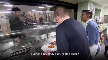 Sunak pregunta a una persona sin hogar: “¿Trabajas en los negocios?”