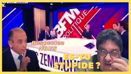 "Es-tu stupide ? " Un journaliste marocain attaque violemment Eric Zemmour à cause des insultes.