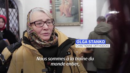 A Kiev, des Orthodoxes fêtent Noël dimanche pour défier Moscou