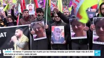 Protestas por ataque racial deja enfrentamientos entre kurdos y policías en París