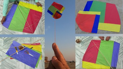 How To Make 2 Tawa kite and flying - DIY kitekite