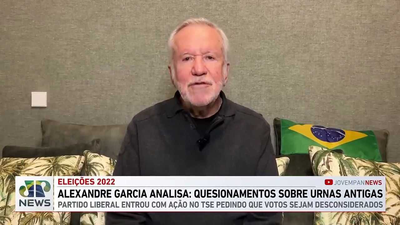 Alexandre Garcia analisa questionamento do PL sobre urnas antigas