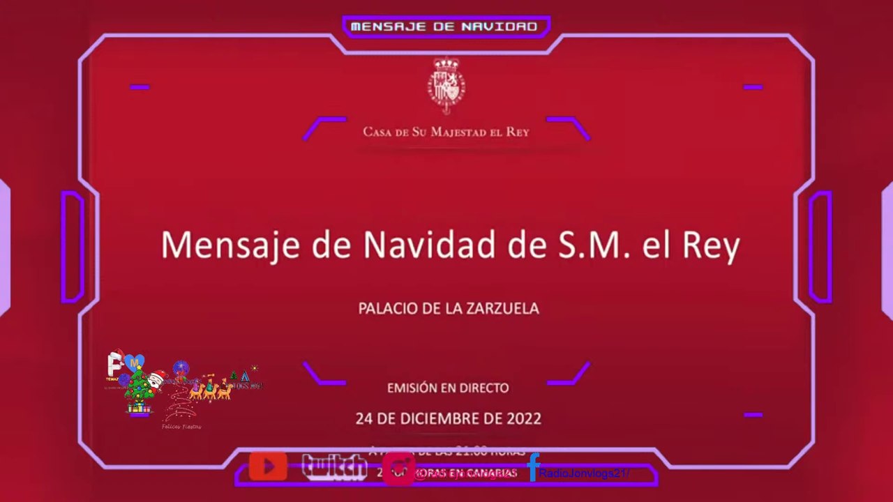 Mensaje de Navidad de S.M. el Rey 24.12.2022-(1080p)