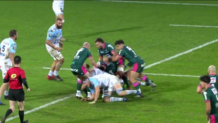 TOP 14 - Essai de Mathias COLOMBET (SP) - Section Paloise - Aviron Bayonnais - Saison 2022:2023