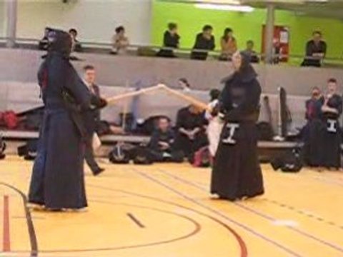 Kendo geiko championnat de Belgique 2008 (combat Yu-Hi) 2
