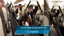 Azafata asombra a pasajeros al cantar canción de Mariah Carey en pleno vuelo