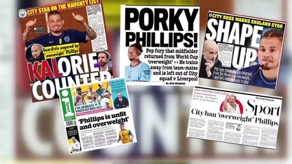 Why did Pep Guardiola call out Kalvin Phillips for being 'overweight' after the World Cup
