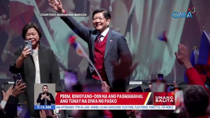 PBBM, binigyang-diin ang pagmamahal ang tunay na diwa ng Pasko | UB